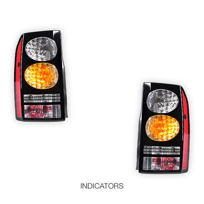 Land Rover Discovery III / IV L319 (2005 - 2016) Black Update LED Tail Lights LH + RH