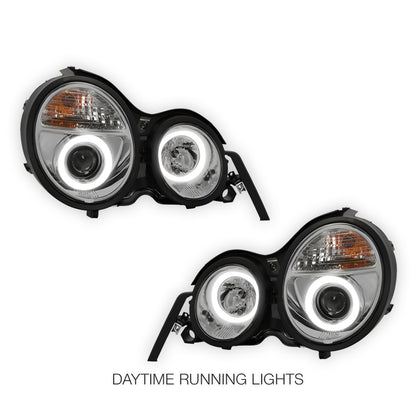 Mercedes-Benz S-Class W222 (2013 - 2017) Update S65 AMG Style Full LED Projector Headlights LH + RH