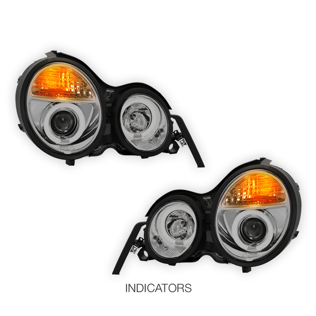 Mercedes-Benz S-Class W222 (2013 - 2017) Update S65 AMG Style Full LED Projector Headlights LH + RH