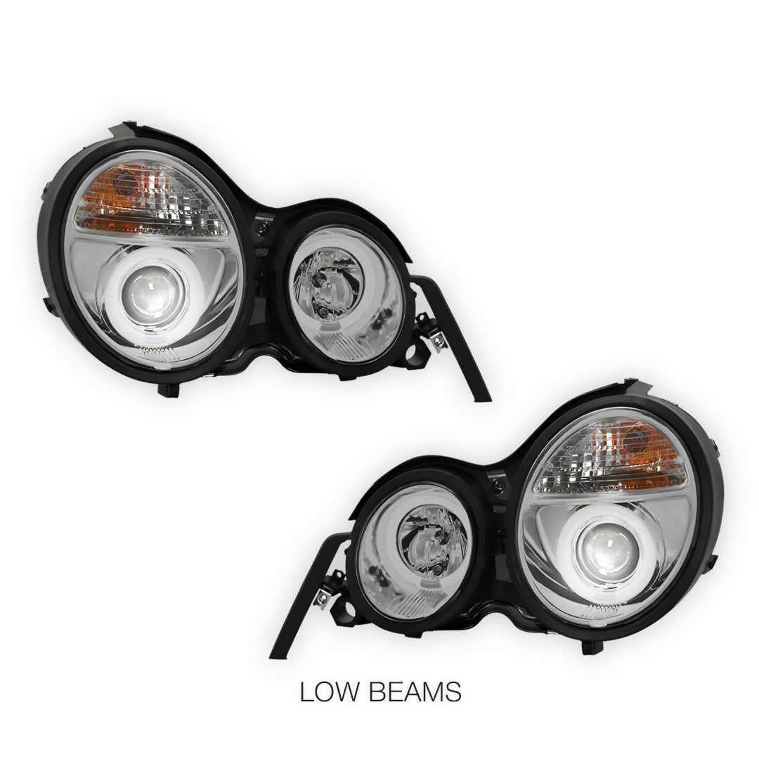 Mercedes-Benz S-Class W222 (2013 - 2017) Update S65 AMG Style Full LED Projector Headlights LH + RH