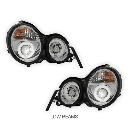 Mercedes-Benz S-Class W222 (2013 - 2017) Update S65 AMG Style Full LED Projector Headlights LH + RH