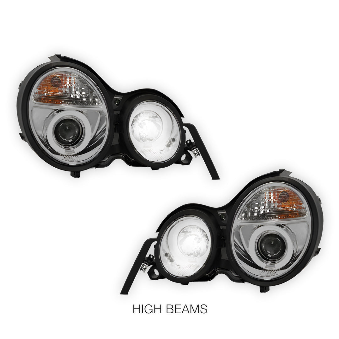 Mercedes-Benz S-Class W222 (2013 - 2017) Update S65 AMG Style Full LED Projector Headlights LH + RH