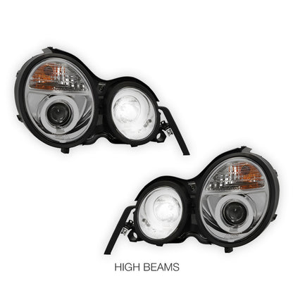 Mercedes-Benz S-Class W222 (2013 - 2017) Update S65 AMG Style Full LED Projector Headlights LH + RH