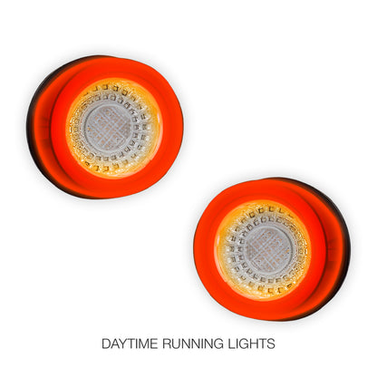 Ferrari 360 (1999 - 2005) Clear Red Full 3D LED Stripe Bar Tail Lights LH + RH