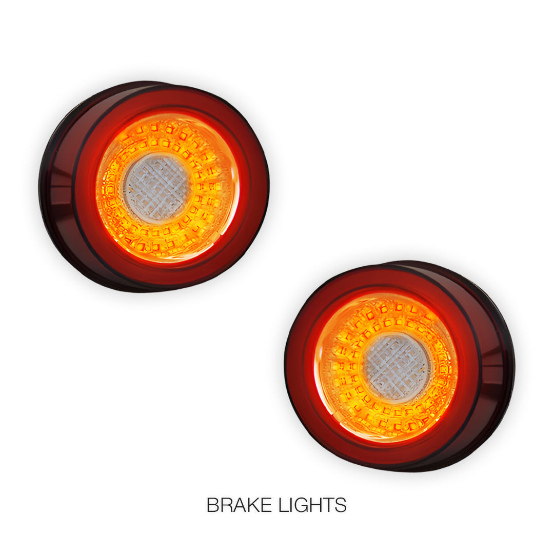 Ferrari 360 (1999 - 2005) Clear Red Full 3D LED Stripe Bar Tail Lights LH + RH