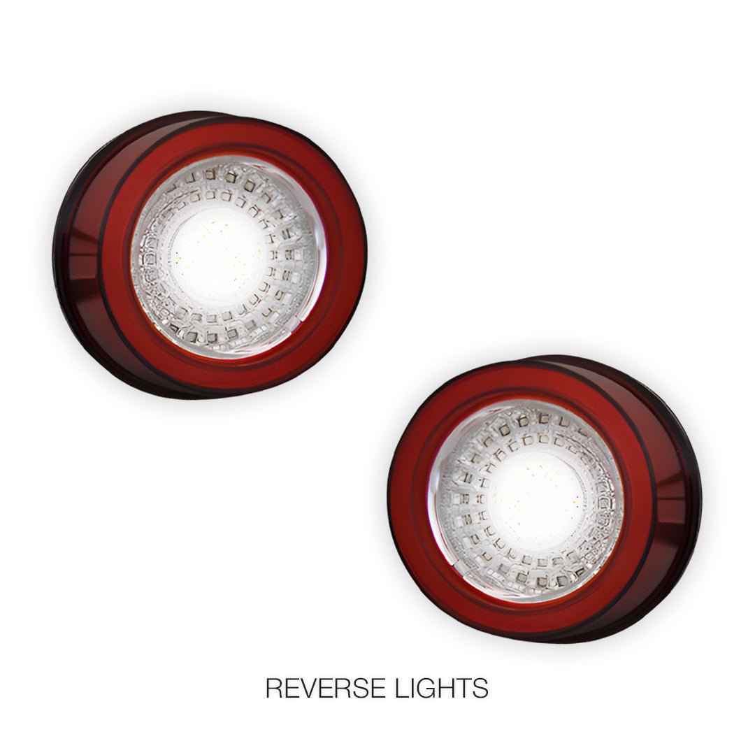 Ferrari 360 (1999 - 2005) Clear Red Full 3D LED Stripe Bar Tail Lights LH + RH