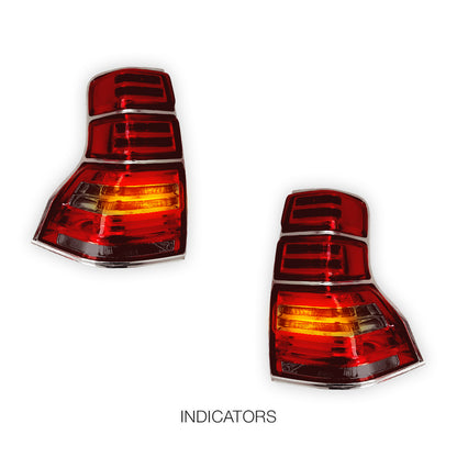 Toyota LandCruiser Prado 150 Series (2009 - 2017) LED Tail Lights LH + RH