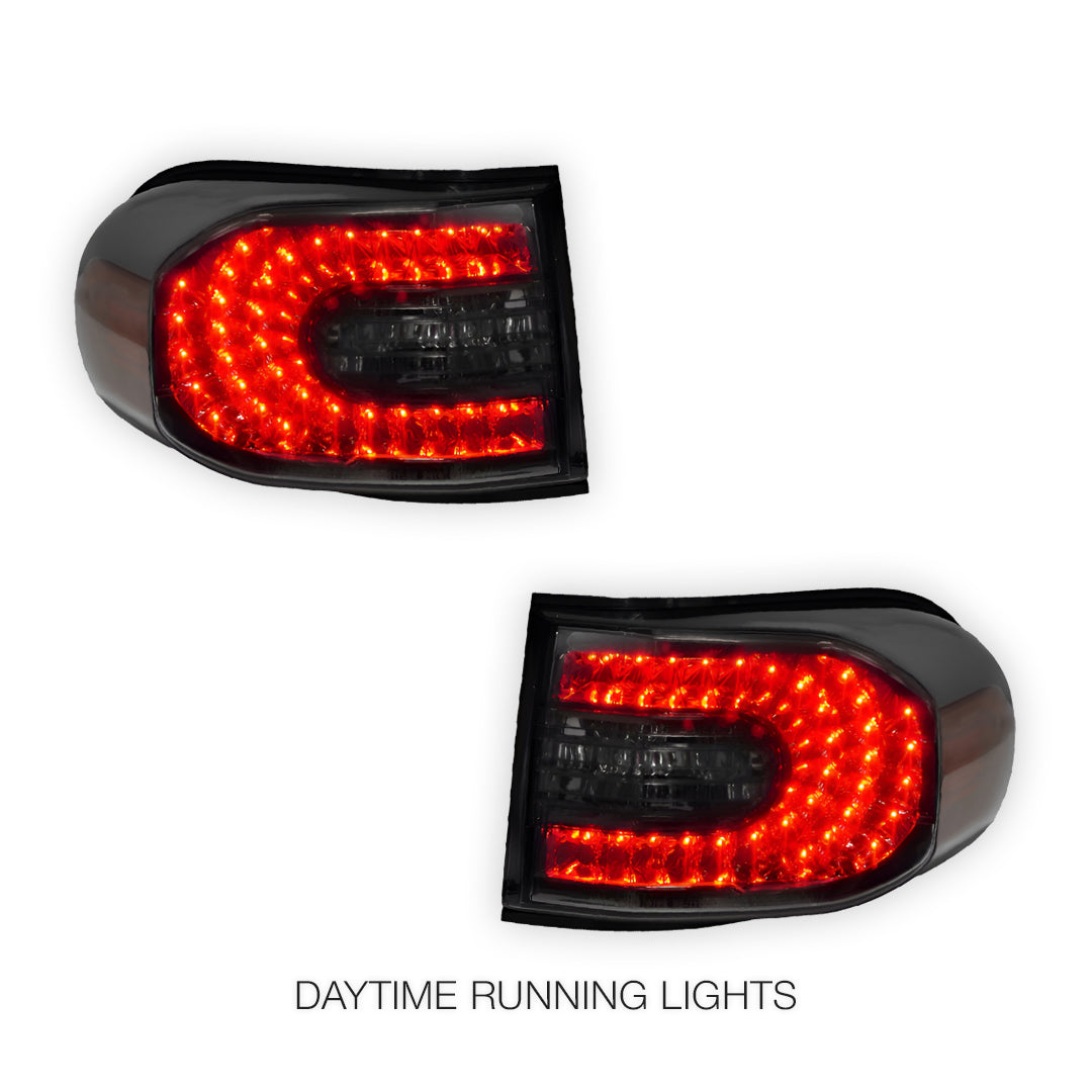 Toyota FJ Cruiser GSJ15R (2011 - 2016) Smoked Full LED Tail Lights LH + RH