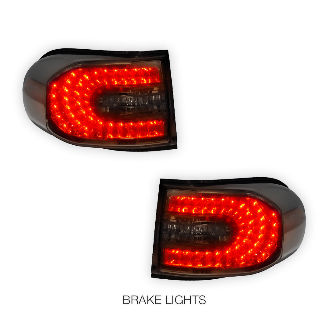 Toyota FJ Cruiser GSJ15R (2011 - 2016) Smoked Full LED Tail Lights LH + RH