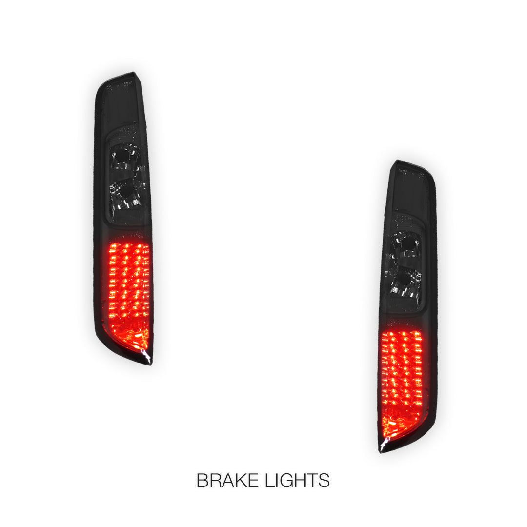Ford Focus LS / LT (2005 - 2008) Smoked Black LED Tail Lights LH + RH