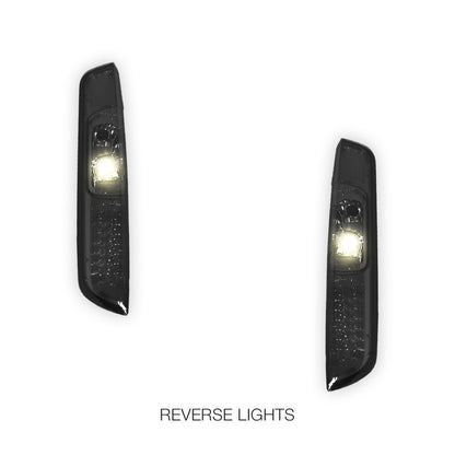 Ford Focus LS / LT (2005 - 2008) Smoked Black LED Tail Lights LH + RH
