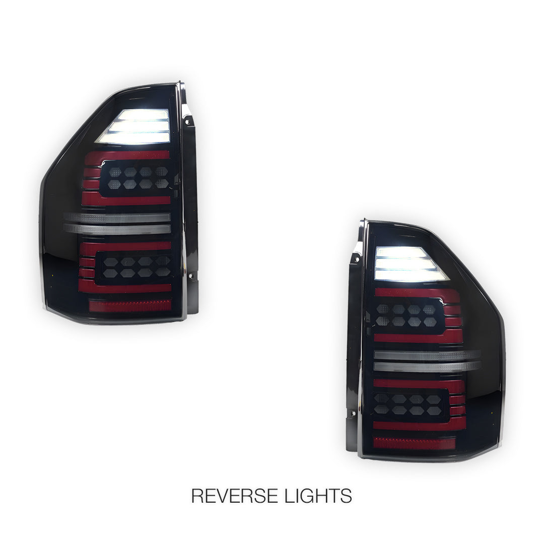 Mitsubishi Pajero NM / NP (2000 - 2006) Smoked Sequential Full LED Tail Lights LH + RH