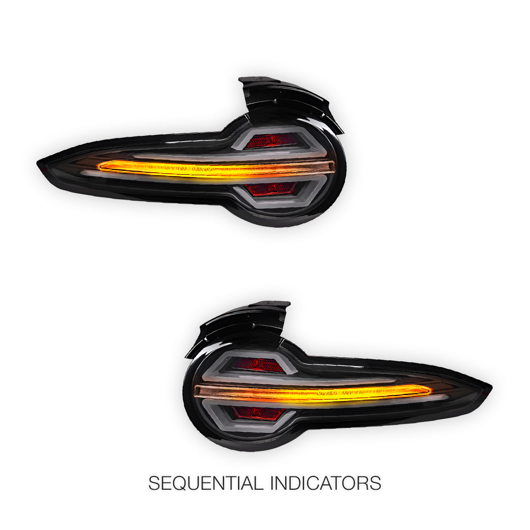Mazda MX-5 ND (2015 - 2024) Sequential Full 3D LED Stripe Bar Tail Lights LH + RH