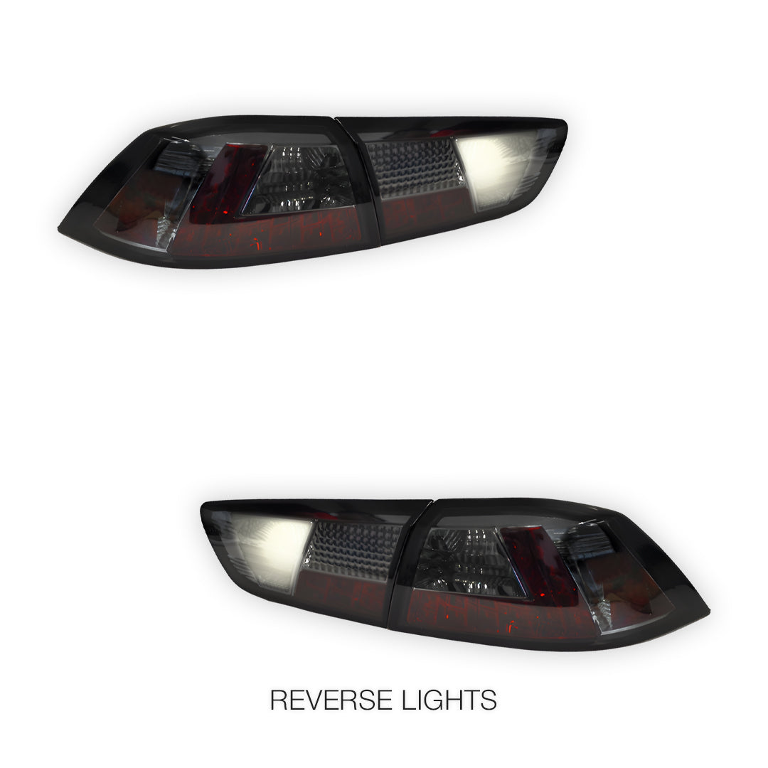 Mitsubishi Lancer EVO 10 (2007 - 2018) Smoked LED Tail Lights LH + RH