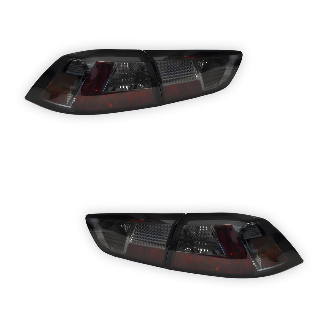 Mitsubishi Lancer EVO 10 (2007 - 2018) Smoked LED Tail Lights LH + RH