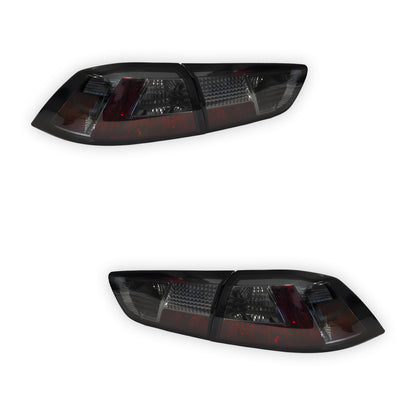 Mitsubishi Lancer EVO 10 (2007 - 2018) Smoked LED Tail Lights LH + RH