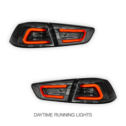 Mitsubishi Lancer EVO 10 (2007 - 2019) 3D LED Tail Lights LH + RH