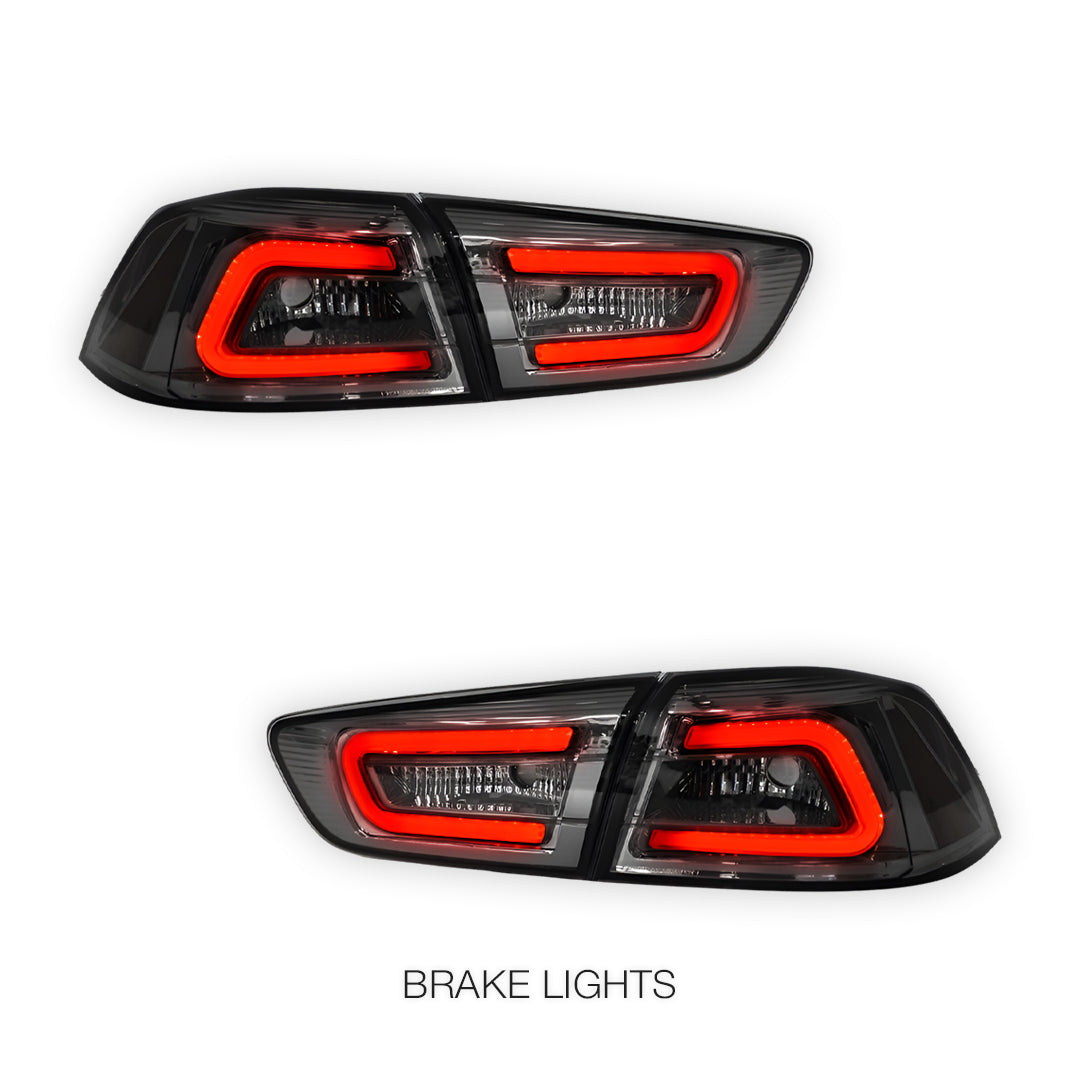 Mitsubishi Lancer EVO 10 (2007 - 2019) 3D LED Tail Lights LH + RH