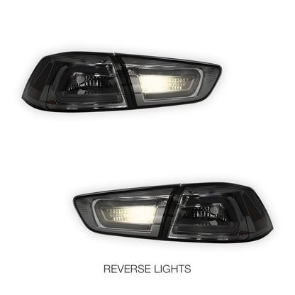 Mitsubishi Lancer EVO 10 (2007 - 2019) 3D LED Tail Lights LH + RH