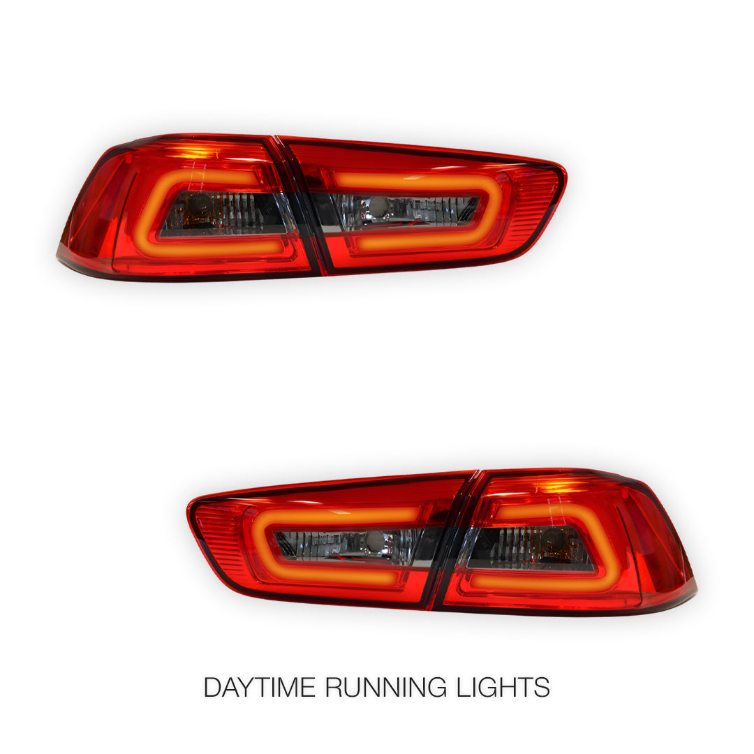 Mitsubishi Lancer EVO 10 (2007 - 2019) 3D LED Tail Lights LH + RH