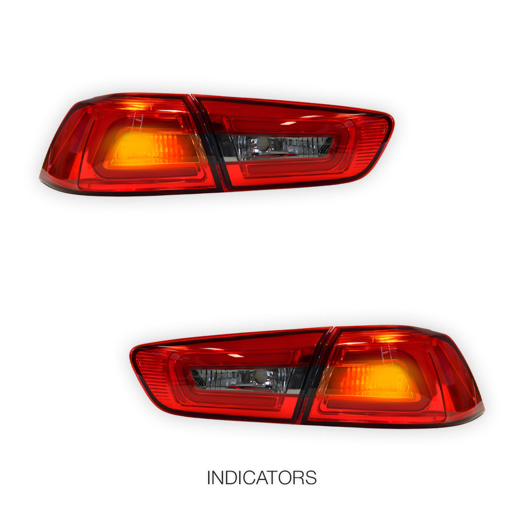Mitsubishi Lancer EVO 10 (2007 - 2019) 3D LED Tail Lights LH + RH