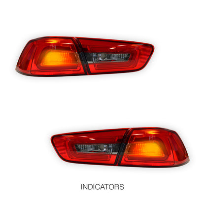 Mitsubishi Lancer EVO 10 (2007 - 2019) 3D LED Tail Lights LH + RH