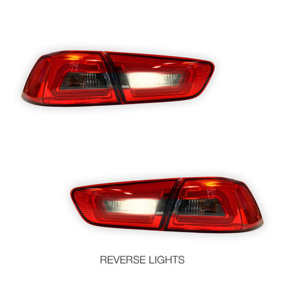 Mitsubishi Lancer EVO 10 (2007 - 2019) 3D LED Tail Lights LH + RH