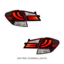 Subaru Outback BR GEN 4 (2009 - 2014) Crystal-Eye Clear Red Sequential Full LED Tail Lights LH + RH