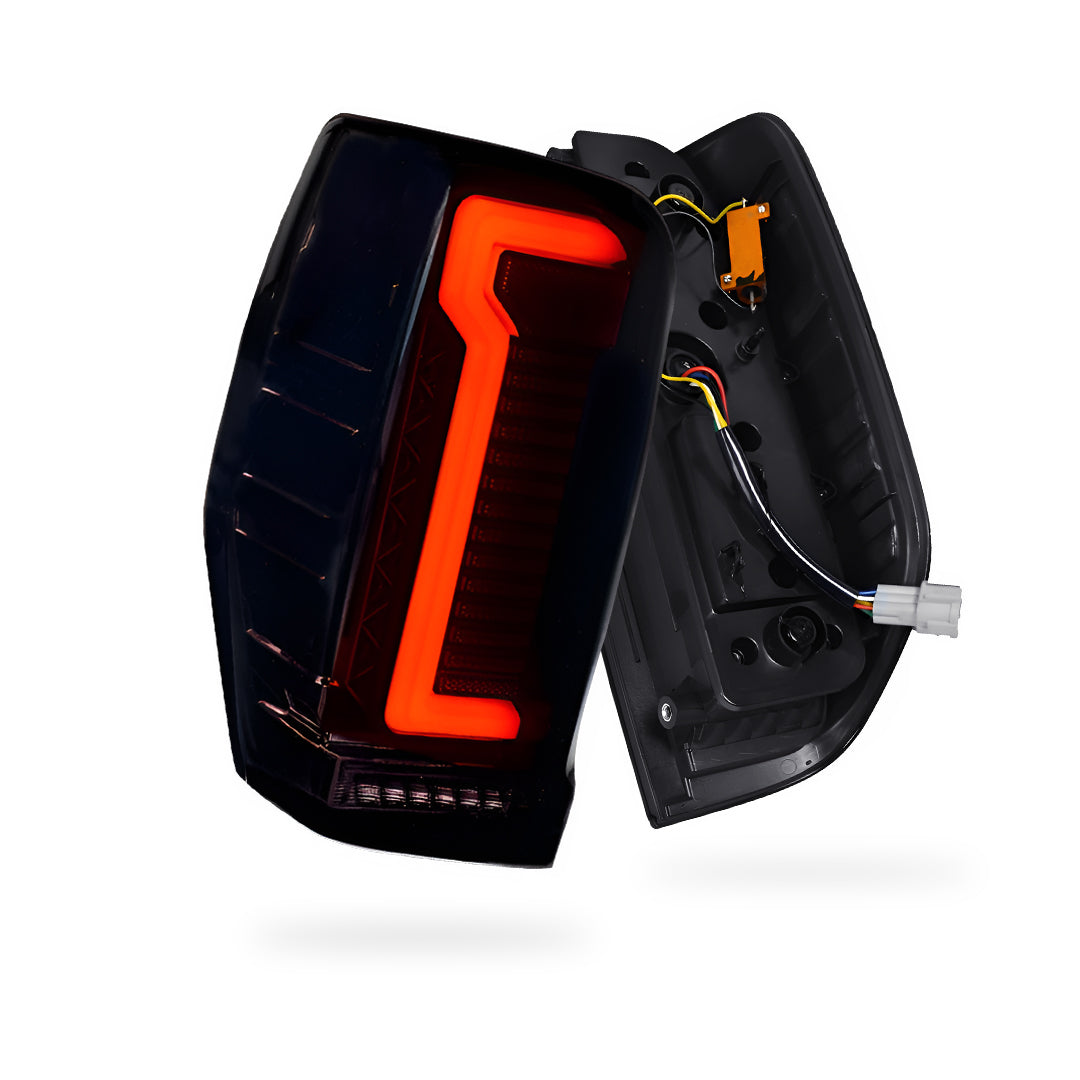 Mitsubishi Triton MR (2018 - 2023) Smoked Sequential 3D Full LED Stripe Bar Tail Lights LH + RH