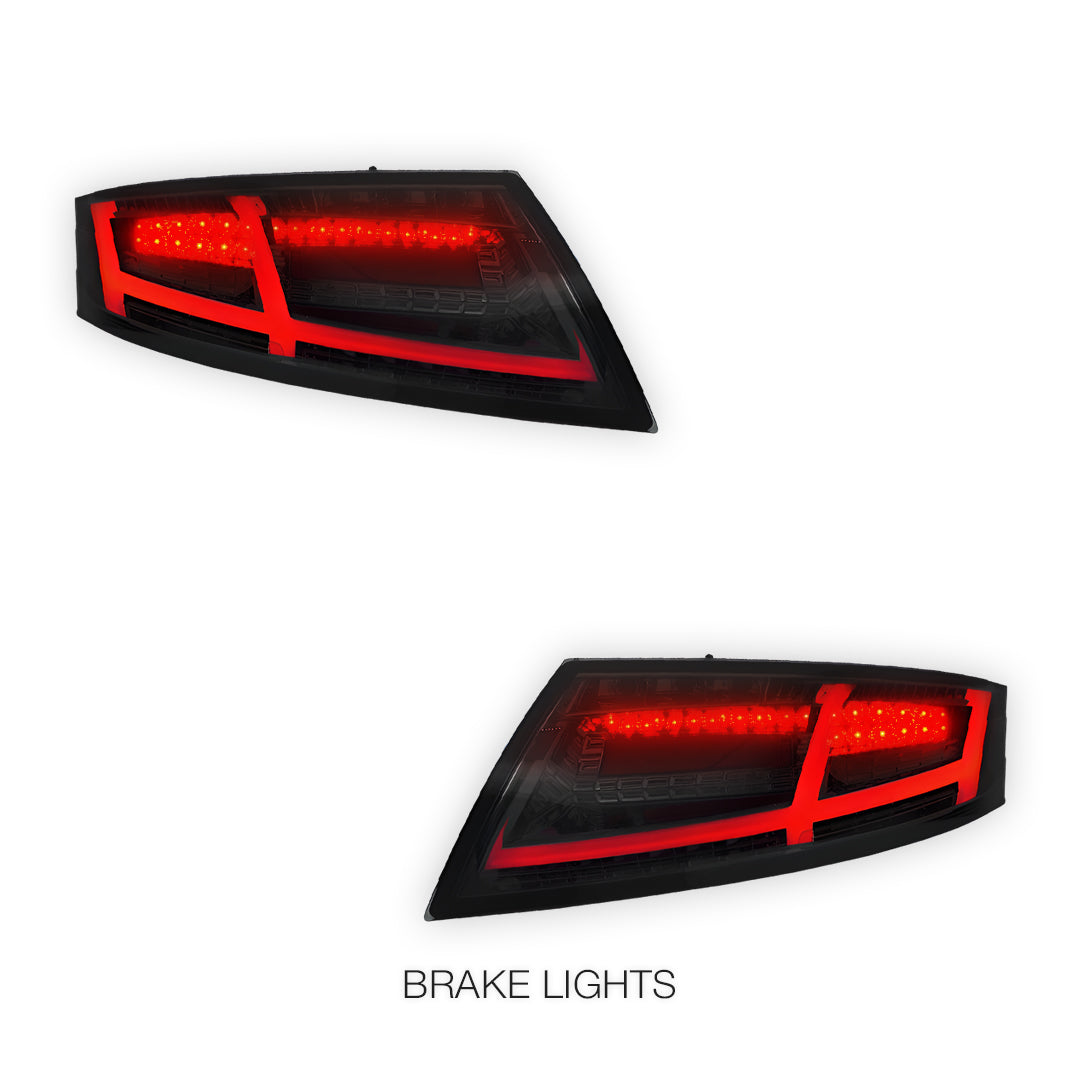 Audi TT 8J (2006 - 2014) Sequential 3D Full LED Stripe Bar Tail Lights LH + RH