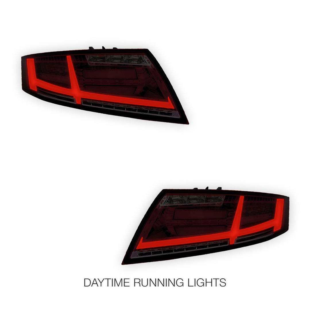 Audi TT 8J (2006 - 2014) Sequential 3D Full LED Stripe Bar Tail Lights LH + RH
