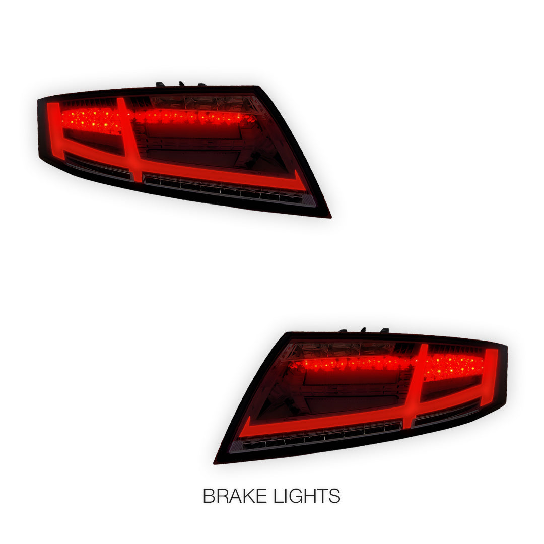 Audi TT 8J (2006 - 2014) Sequential 3D Full LED Stripe Bar Tail Lights LH + RH