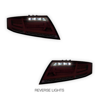 Audi TT 8J (2006 - 2014) Sequential 3D Full LED Stripe Bar Tail Lights LH + RH