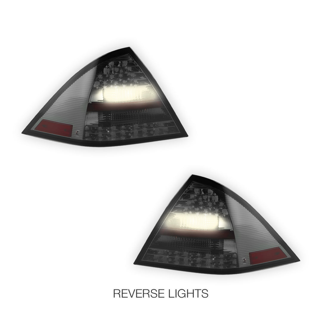 Mercedes-Benz C-Class W203 (2000 - 2004) Full Smoked LED Tail Lights LH + RH