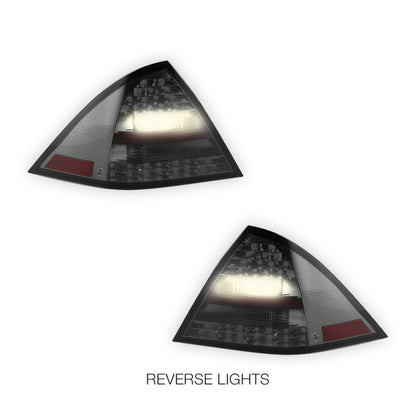 Mercedes-Benz C-Class W203 (2000 - 2004) Full Smoked LED Tail Lights LH + RH