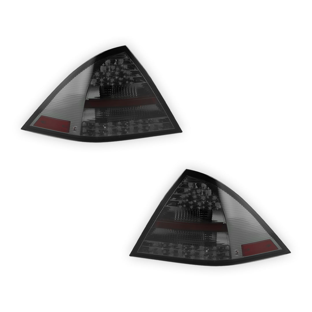 Mercedes-Benz C-Class W203 (2000 - 2004) Full Smoked LED Tail Lights LH + RH