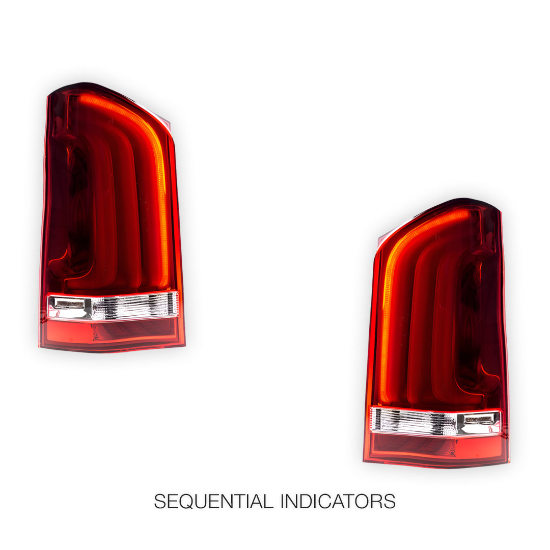 Mercedes-Benz Vito W447 (2015 - 2024) Sequential LED Tail Lights LH + RH