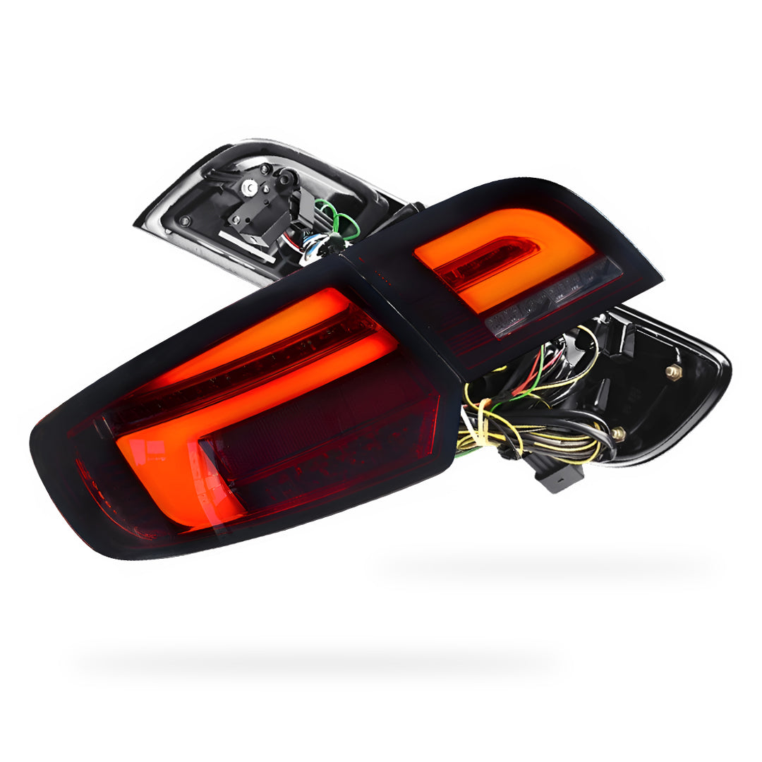 Audi A3 8P (2005 - 2008) Smoke Red Sequential 3D LED Stripe Tail Lights LH + RH