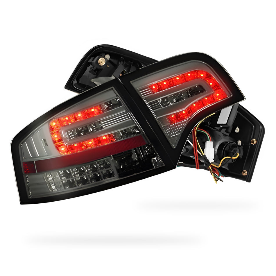 Audi S4 B7 (2005 - 2008) Smoke Black LED Tail Lights LH + RH