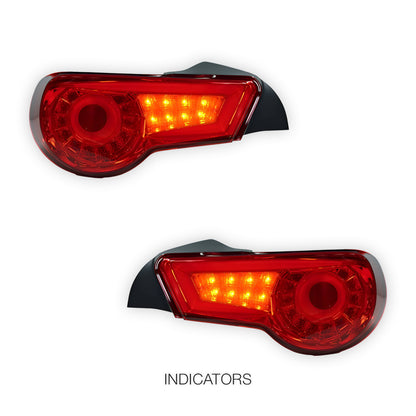 Subaru BRZ / ZC6 (2012 - 2021) Crystal-Eye Full LED Tail Lights LH + RH