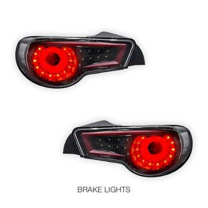 Subaru BRZ / ZC6 (2012 - 2021) Crystal-Eye Full LED Tail Lights LH + RH