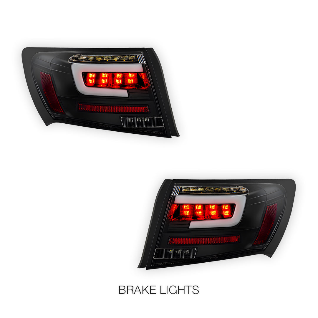 Subaru Impreza GH / GJ (2007 - 2013) Sequential 3D LED Stripe Bar Tail Lights LH + RH
