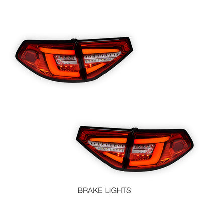 Subaru WRX GH / GV (2007 - 2013) Sequential 3D LED Stripe Bar Tail Lights LH + RH