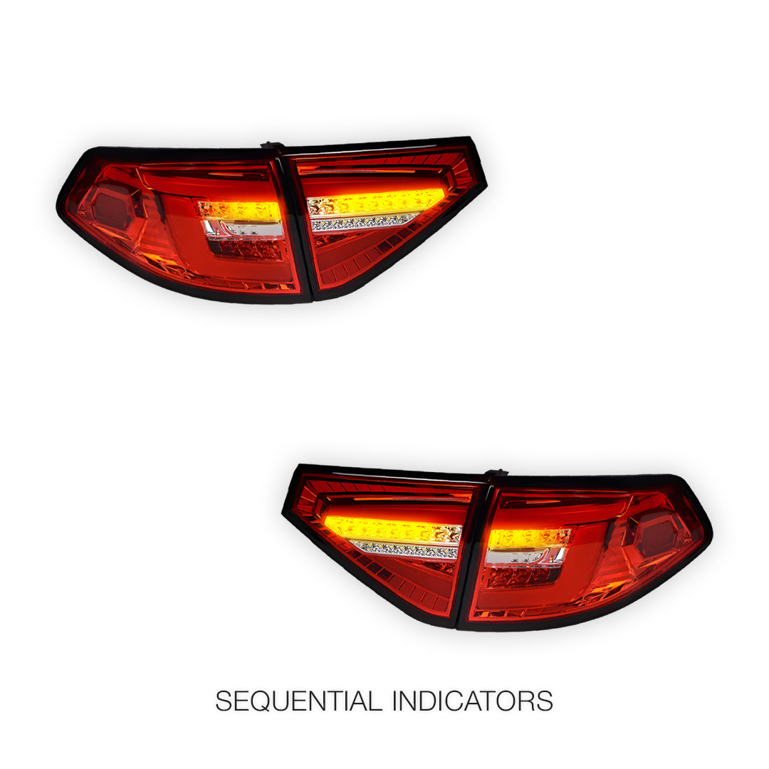 Subaru WRX GH / GV (2007 - 2013) Sequential 3D LED Stripe Bar Tail Lights LH + RH
