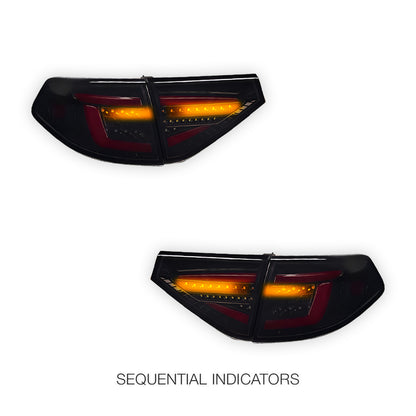 Subaru WRX GH / GV (2007 - 2013) Sequential 3D LED Stripe Bar Tail Lights LH + RH