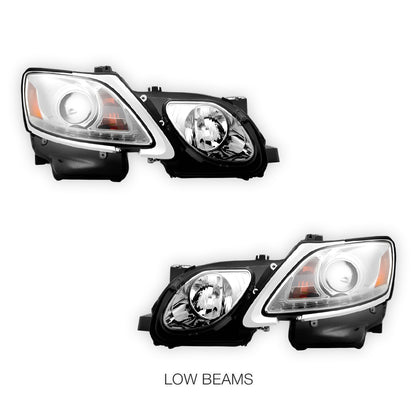Lexus GS300 S190 (2005- 2010) HID / Xenon Model LED DRL Projector Headlights LH + RH
