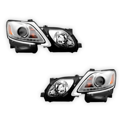 Lexus GS300 S190 (2005- 2010) HID / Xenon Model LED DRL Projector Headlights LH + RH