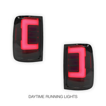 Volkswagen Amarok 2H (2011 - 2021) Smoked Black Sequential 3D LED Stripe Bar Tail Lights LH + RH