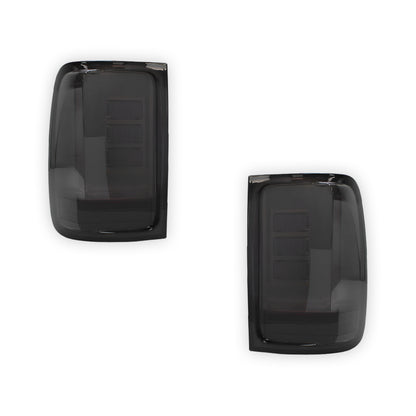 Volkswagen Amarok 2H (2011 - 2021) Smoked Black Sequential 3D LED Stripe Bar Tail Lights LH + RH