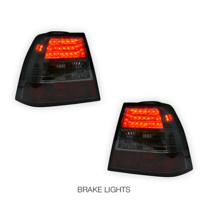 Volkswagen Bora 1J / MK4 (1998 - 2004) Smoked LED Tail Lights LH + RH